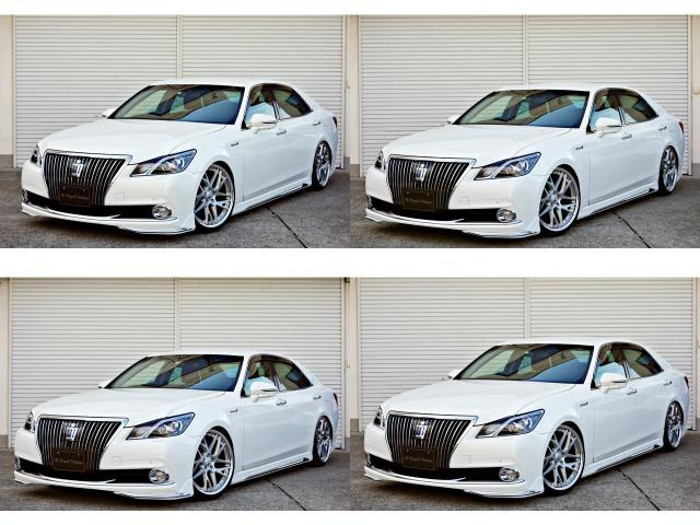 トヨタ クラウンマジェスタ 3.5 Fバージョン 新品WORK20AW車高調レザー