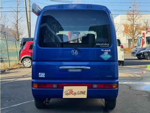 中古車 ホンダ バモスホビオ ターボ 4WD ホワイトハウス MYBOX