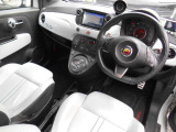 500C  アバルト外マフラー足回り パドルシフト 電動ソフトT 灰革 AVナビTV