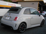 500C  アバルト外マフラー足回り パドルシフト 電動ソフトT 灰革 AVナビTV