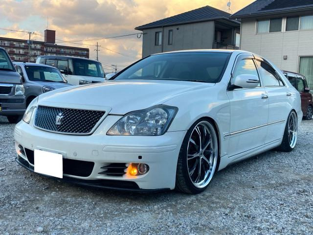 クラウンアスリート 3.0 Gパッケージ 車高調 ローダウン 20インチアルミ
