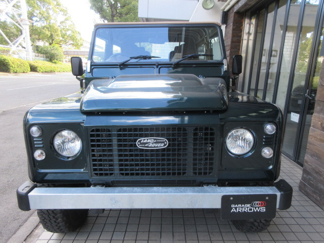 ランドローバー ディフェンダー 90 4WD SOFTTOP AT換装済 本革張