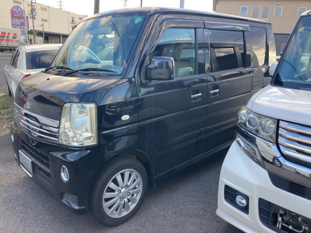 中古車 スズキ エブリイワゴン PZターボ ETC スライドドア の中古車詳細 (111,500km, ブラック, 愛知県, 65.9万円) |  中古車情報・中古車検索なら【車選びドットコム（車選び.com）】