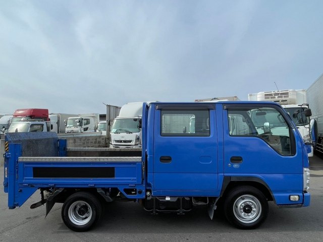 中古車 いすゞ エルフ 車検付 ダブルキャブ Wキャブ 新明和 の