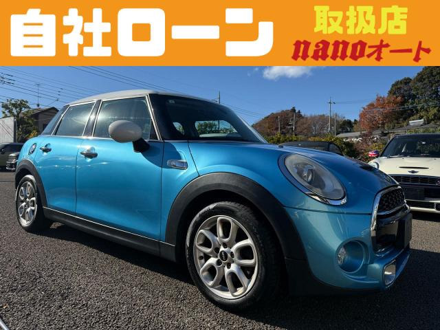 ミニ クーパー S 自社ローン可!3世代クーパーS!5ドア