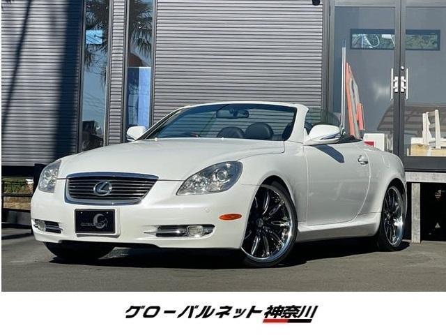 SC 430 後期型黒本革シート純正HDDメーカーナビ