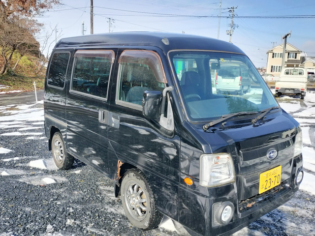 中古車 スバル サンバーディアス スーパーチャージャー 4WD M型・4ナンバーバン・スーチャー・5MT の中古車詳細 (298,624km,  ブラック, 宮城県, 15.8万円) | 中古車情報・中古車検索なら【車選びドットコム（車選び.com）】