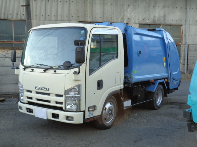 エルフ 塵芥車 2t積フジマイティ製プレス式4.2立米