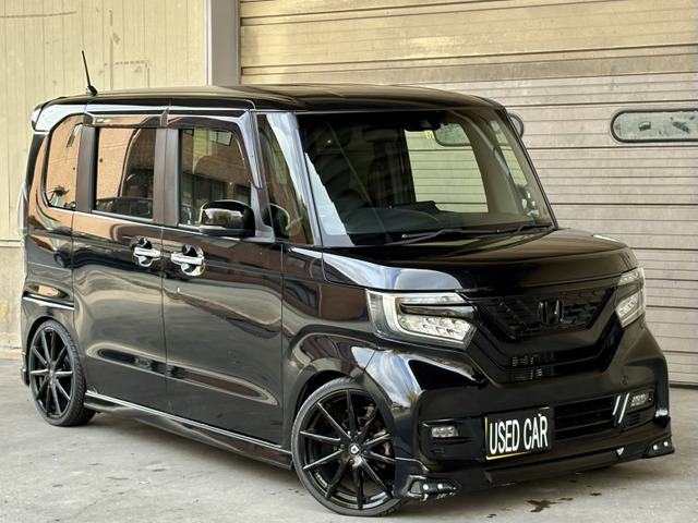 N-BOXカスタム G L ターボ ホンダセンシング 1年保証付/車高調/17インチAW/シー