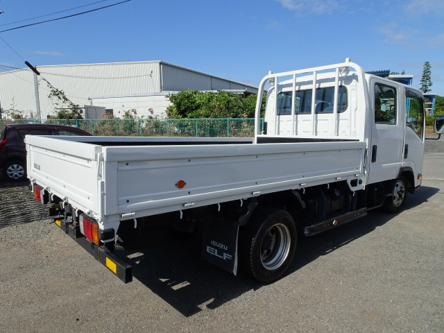 中古車 いすゞ エルフ 3.0 ダブルキャブ ワイド ロング 高床 