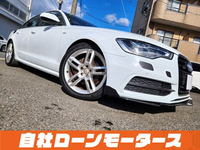 A6 2.8 FSI クワトロ 4WD F/Rエアロ 黒革 19インチAW ナビ