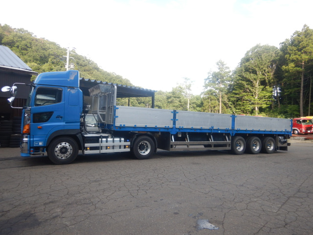 日野 プロフィア トレーラーヘッド 第五輪11.5t平ボデー アルミ