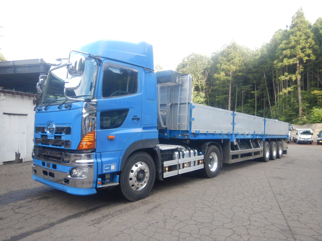 日野 プロフィア トレーラーヘッド 第五輪11.5t平ボデー アルミ