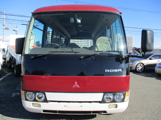 三菱ふそう ローザ マイクロバス 29人乗 AT 自動ドア モケット