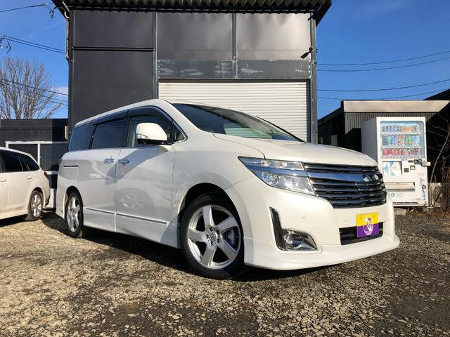 エルグランド 3.5 350ハイウェイスター アーバンクロム ブラックレザー 4WD 純正ナビ...