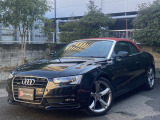 A5カブリオレ 2.0 TFSI クワトロ 4WD 赤幌 黒革HDD地デジBカメラ 19AW