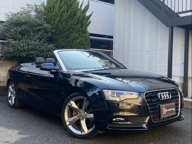 A5カブリオレ 2.0 TFSI クワトロ 4WD 赤幌 黒革HDD地デジBカメラ 19AW