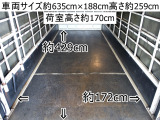トヨエース  パワーゲート標準ロング幌バン平ボディー(