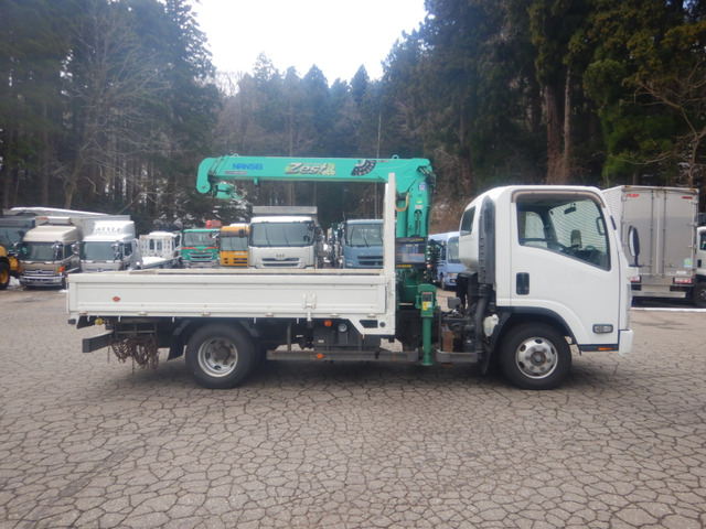 いすゞ エルフ 4WD 3t積 クレーン付 平ボデー の中古車詳細 (289,000km 