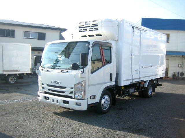エルフ  2tロングワイド中温冷凍車・2室式