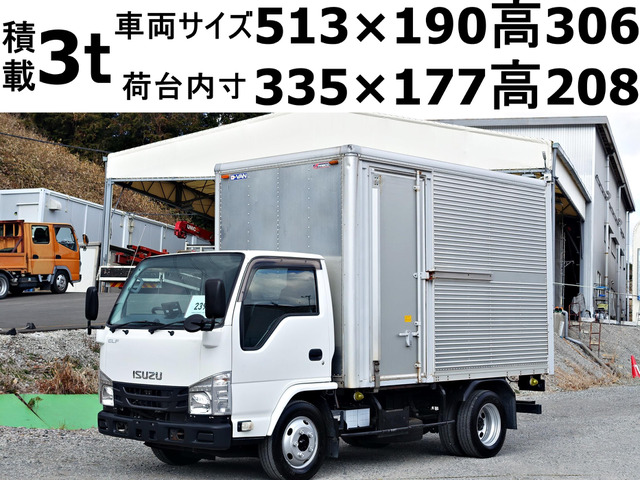 エルフ アルミバン 積載3tハイキャブアルミバン