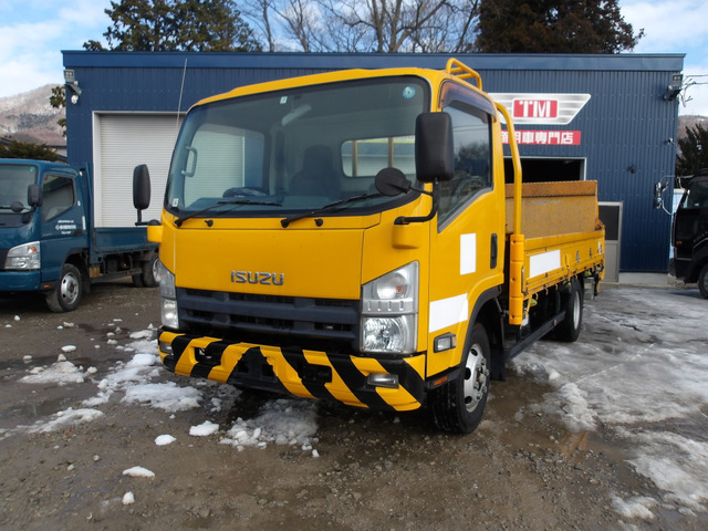 エルフ 3.0 ワイド ロング フルフラットロー ディーゼル 4WD P/G付き 積載3000KG