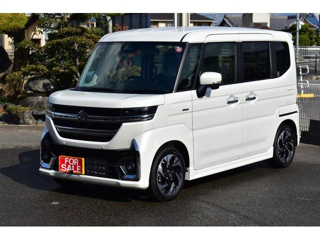 スペーシアカスタム ハイブリッド(HYBRID)  XSターボ 全方位モニター付9インチナビTV