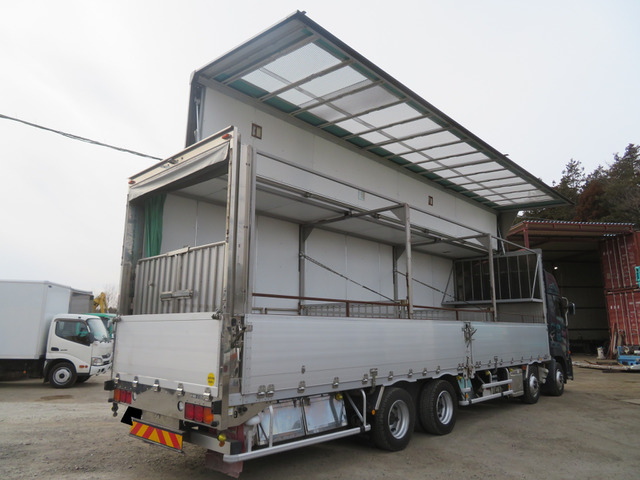 中古車 日産ディーゼル クオン ウィング タイプ 家畜運搬車 4軸 中古車 日産ディーゼル クオン ウィング タイプ 家畜運搬車 4軸
