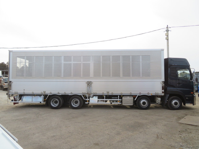 中古車 日産ディーゼル クオン ウィング タイプ 家畜運搬車 4軸 中古車 日産ディーゼル クオン ウィング タイプ 家畜運搬車 4軸