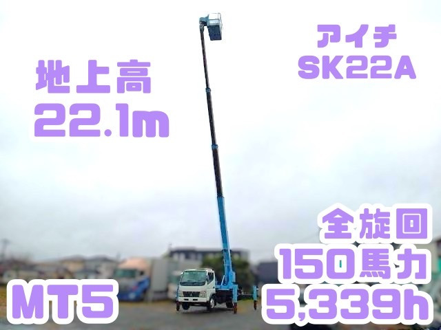 キャンター 高所作業車 No.256、アイチSK22A