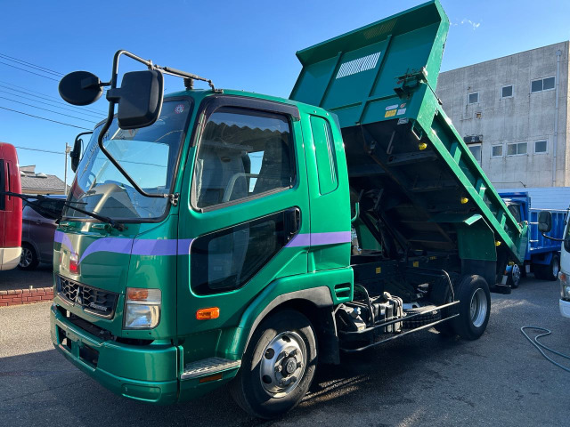 ファイター ダンプ 3.5t 寝台付き コボレーン自動