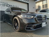 Sクラス S580 4マチック AMGライン (ISG搭載モデル) 4WD サンルーフブルメスターサウ...