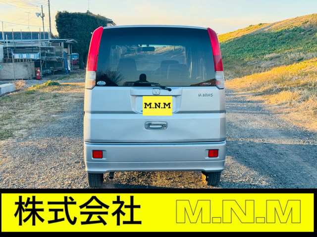 中古車 ホンダ バモス ターボ 4WD 2年車検整備付 ナビ テレビ の