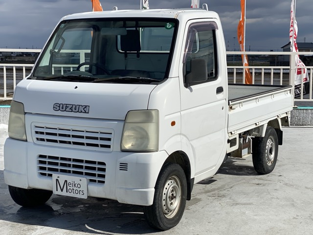キャリイ KC エアコン パワステ 4WD 3方開 3ヶ月保証/MT/エアコン/