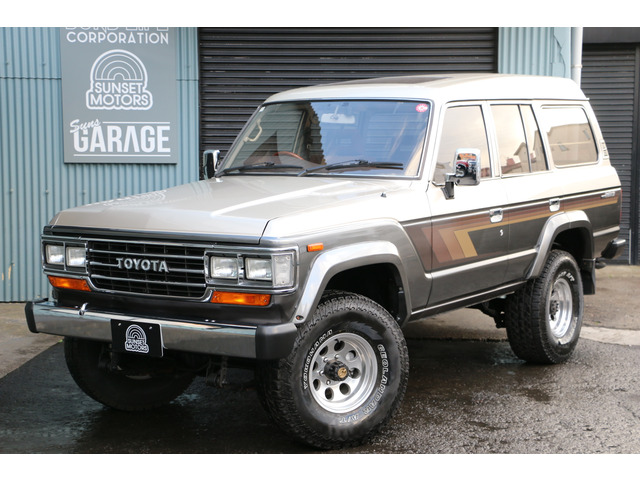 ランドクルーザー60 4.0 VX ハイルーフ ディーゼル 4WD リフトアップ公認済新品グリ...