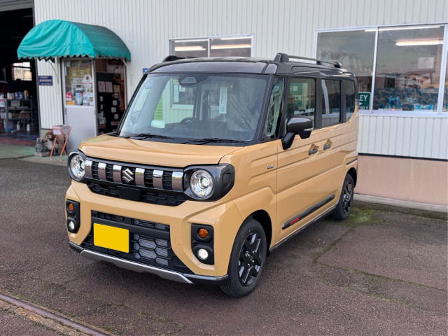 スペーシアギア ハイブリッド(HYBRID) XZ 4WD 4WD、純正9インチナビ、全方位カメラ