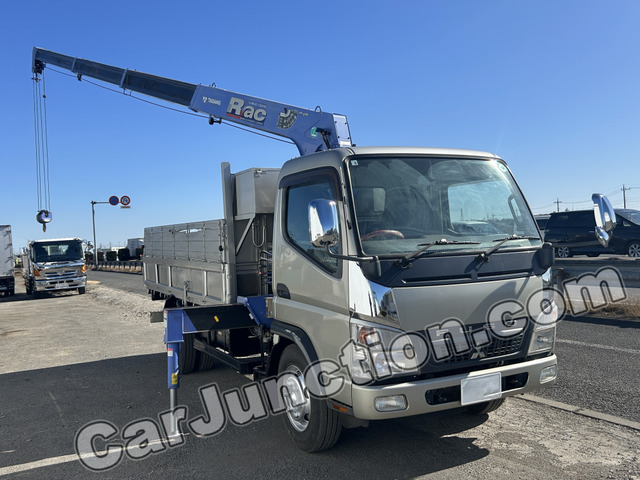 キャンター  車検付き!タダノ 4段クレーン平ボディ