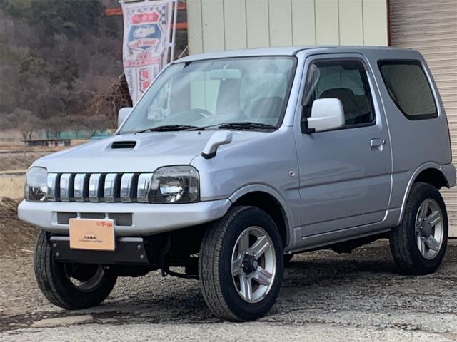 ジムニー XG 4WD 社外バンバー 社外マフラー ナビ