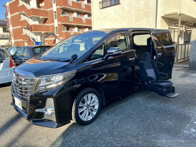 アルファード 2.5 S サイドリフトアップシート 福祉車両 両側電動ドア フリップダウン