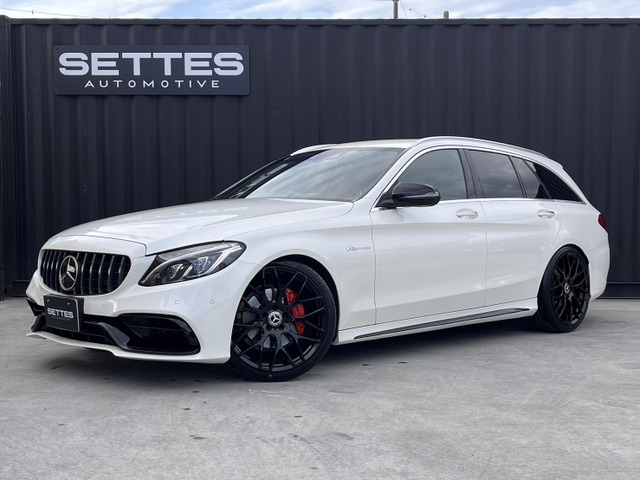 CクラスワゴンC200 スポーツ 本革仕様C63仕様 ローダウン 鍛造20インチ