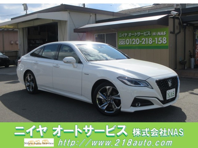 クラウン ハイブリッド 2.5 S Cパッケージ 全方位/BSM/HUD/パドルシフト