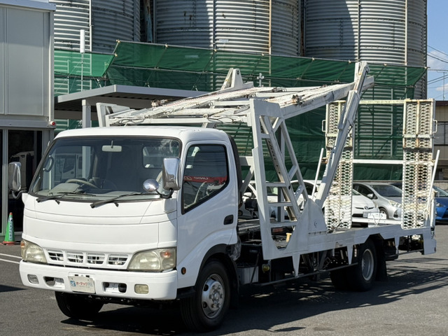ダイナ 積載車 尾張車体 2台積みキャリアカー