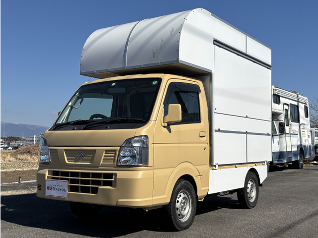 クリッパートラック キッチンカー 20センチ延長 シンク2個 タンク2個 換気扇 外部電源