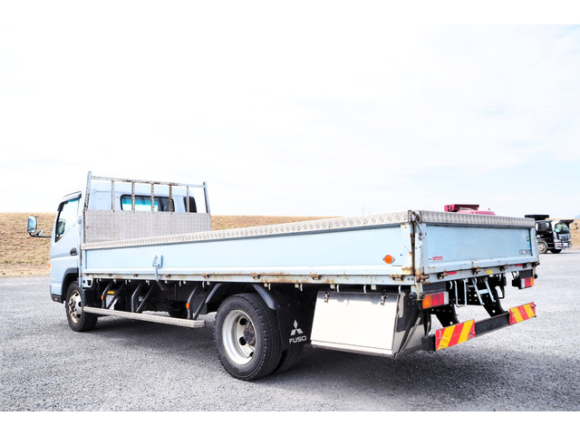 三菱キャンター２ｔロング、車検なし❗ 三菱ふそう キャンター 積載4.25t ワイド超ロング 平ボディ の中古車