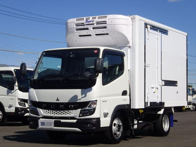 キャンター 冷蔵冷凍車 未使用 ショート スライドSD 全低床