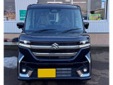 スペーシアカスタム ハイブリッド(HYBRID)  GS 4WD 全方位モニター付きナビ、4WD、LED