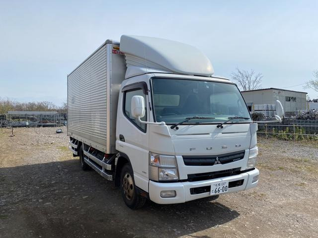 キャンター  ロング 2t ワイドロングパネルバン AC PS PW AT SRS 荷台内寸