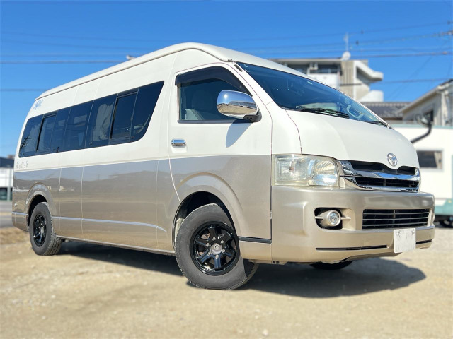 レジアスエース 2.7 DX ワイド スーパーロング ハイルーフ キャンピング 常設二段ベ...