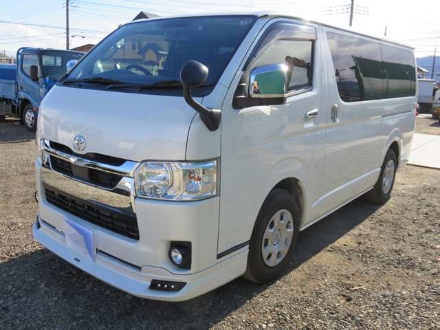 ハイエースバン  スーパーGL ロング ディーゼルターボ Fモデリスタエアロ 社外8イン...