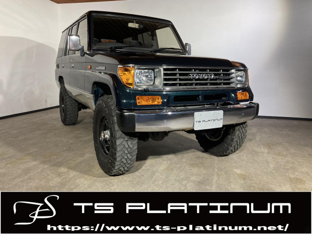 ランドクルーザープラド 3.0 SXワイド ディーゼル 4WD リフトアップ NARDIハンドル